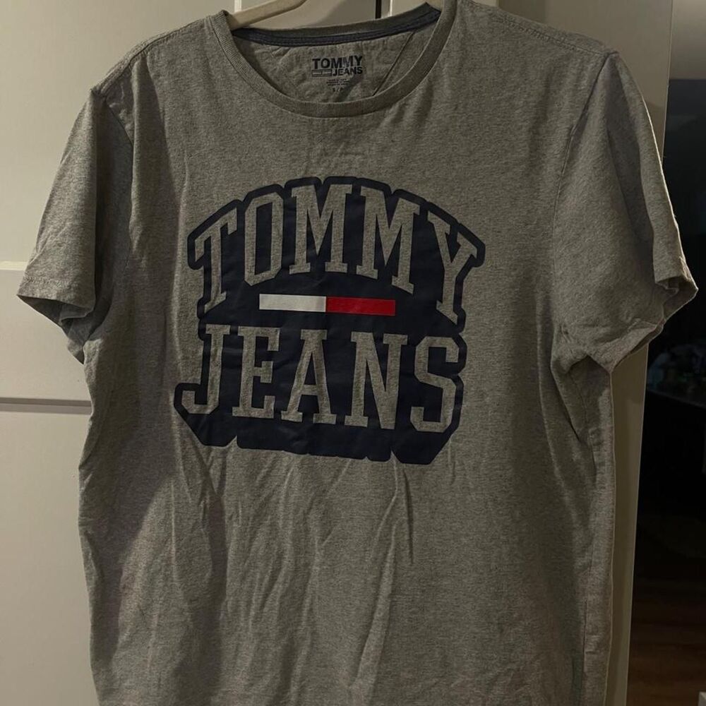Tommy-hilfiger Men's Grey T-shirt